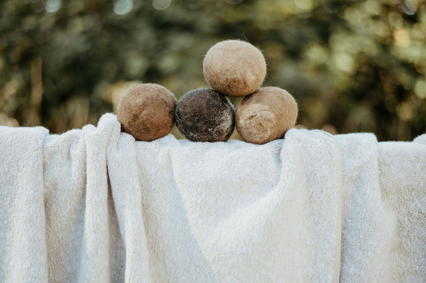 Alpaca Fiber Dryer Balls (set of 4)