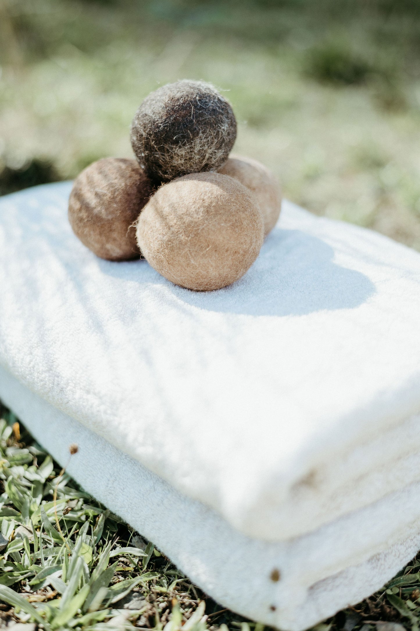 Alpaca Fiber Dryer Balls (set of 4)